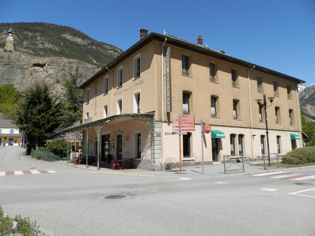 Hotel La Gare LʼArgentière-la-Bessée Dış mekan fotoğraf